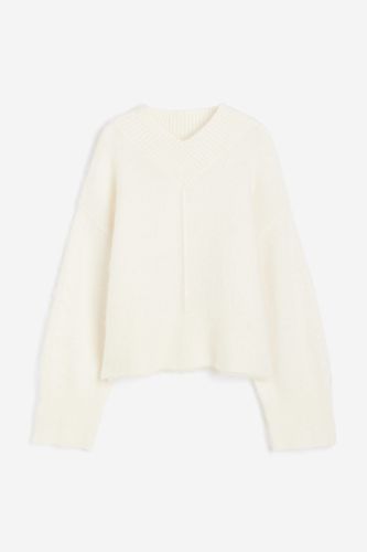 Oversize-Pullover aus Mohairmix Cremefarben, Cardigans in Größe XS. Farbe: - H&M - Modalova