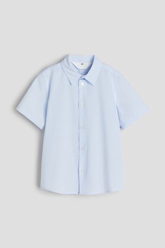 Easy-Iron-Hemd Hellblau/Kariert, T-Shirts & Tops in Größe 92. Farbe: - H&M - Modalova