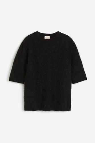 Pullover aus Mohairmix Schwarz, T-Shirt in Größe XS. Farbe: - H&M - Modalova