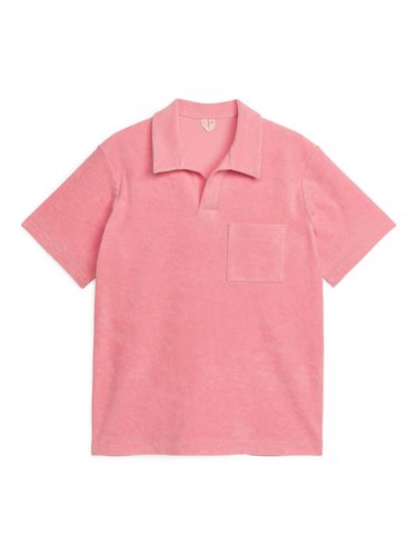 Poloshirt aus Baumwollfrottee Rosa, Poloshirts in Größe M. Farbe: - Arket - Modalova