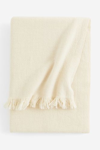 Decke aus Wollmischung Hellbeige, Decken in Größe 130x170 cm. Farbe: - H&m Home - Modalova
