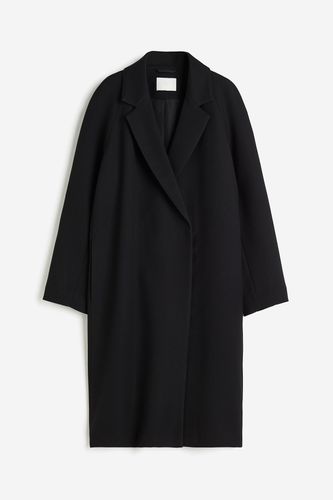 Zweireihiger Mantel in Midilänge Schwarz, Mäntel Größe S. Farbe: - H&M - Modalova