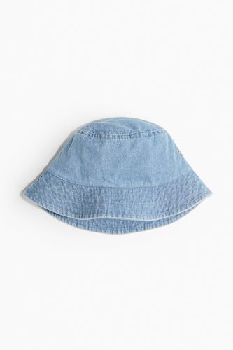 Bucket Hat aus Baumwolle Helles Denimblau, Hut in Größe XS/S. Farbe: - H&M - Modalova