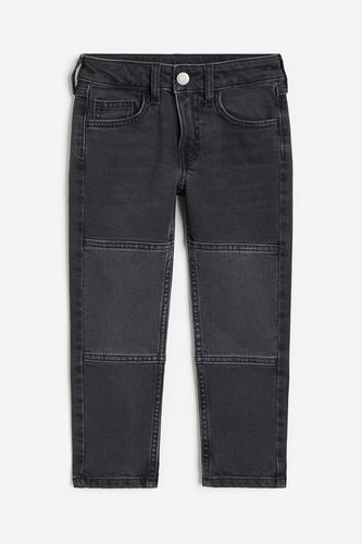 Relaxed Fit Jeans mit verstärkten Knien Schwarz/Washed out in Größe 98. Farbe: Black/washed - H&M - Modalova