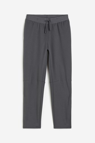 Warme Sport-Joggpants mit Zippern Dunkelgrau, Überzughosen in Größe 158/164. Farbe: - H&M - Modalova