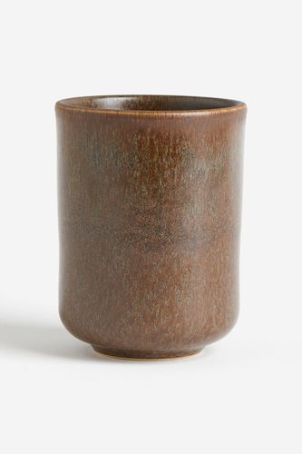 Große Tasse aus Steinzeug Braun, Tassen. Farbe: - H&m Home - Modalova