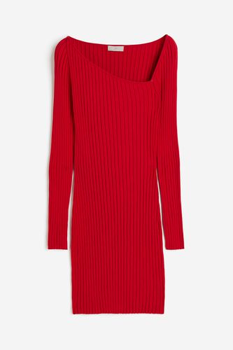 Bodycon-Kleid in Rippstrick Rot, Alltagskleider Größe S. Farbe: - H&M - Modalova