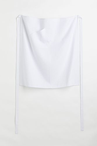 Schürze aus Leinenmischung Weiß in Größe 80x80 cm. Farbe: - H&m Home - Modalova