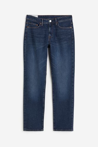 Regular Jeans Dunkles Denimblau, Straight in Größe 29/30. Farbe: - H&M - Modalova