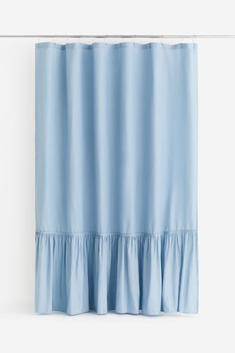Duschvorhang mit Volant Hellblau, Duschvorhänge in Größe 180x200 cm. Farbe: - H&m Home - Modalova
