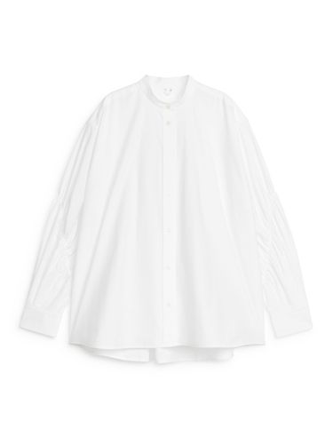 Kragenloses Hemd Weiß, Freizeithemden in Größe 42. Farbe: - Arket - Modalova