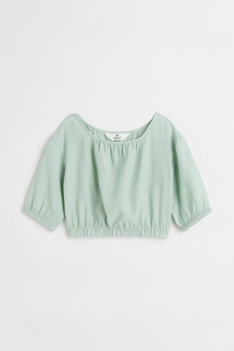 Shirt mit Puffärmeln Hellgrün, T-Shirts & Tops in Größe 140. Farbe: - H&M - Modalova