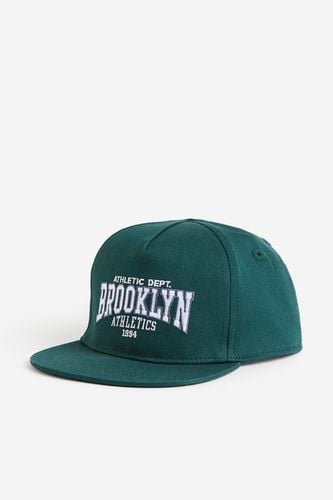 Cap aus Twill Dunkelgrün/Brooklyn Athletics, Caps in Größe 86/92. Farbe: - H&M - Modalova