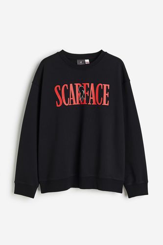 Sweatshirt in Loose Fit Schwarz/Scarface, Sweatshirts Größe XL. Farbe: - H&M - Modalova