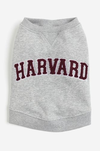 Hunde-Sweatshirt mit Motiv Graumeliert/Harvard, Haustier-Zubehör in Größe XXS. Farbe: - H&M - Modalova