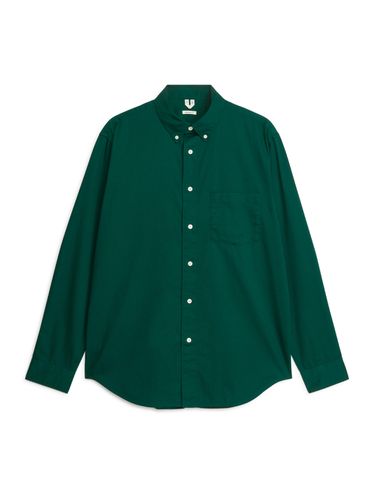 Hemd aus Baumwolltwill Dunkelgrün, Freizeithemden in Größe 46. Farbe: - Arket - Modalova
