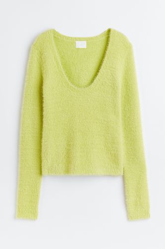 Flauschiger Pullover Hellgrün in Größe XS. Farbe: - H&M - Modalova