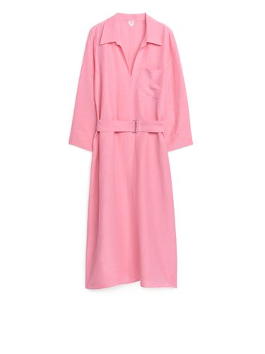 Tunikakleid mit Gürtel Rosa, Alltagskleider in Größe 36. Farbe: - Arket - Modalova