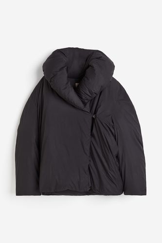 Daunenjacke mit großem Kragen Schwarz, Jacken in Größe XS. Farbe: - H&M - Modalova