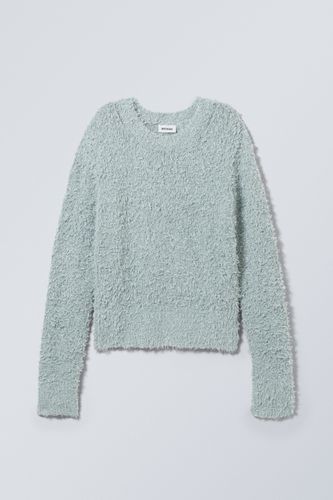 Flauschiger Pullover Judi Taubenblau in Größe XS. Farbe: - Weekday - Modalova