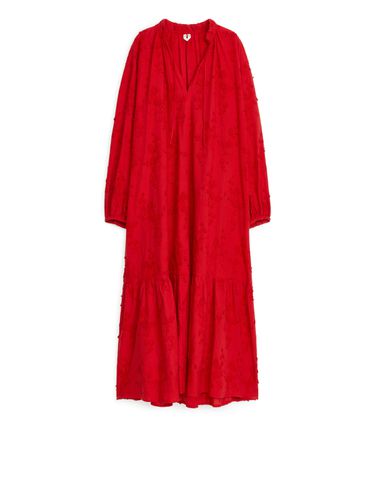 Besticktes Maxikleid Rot, Alltagskleider in Größe 40. Farbe: - Arket - Modalova