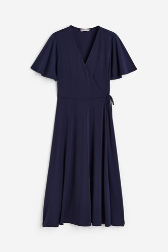 Wickelkleid aus Jersey Dunkelblau, Alltagskleider in Größe XS. Farbe: - H&M - Modalova