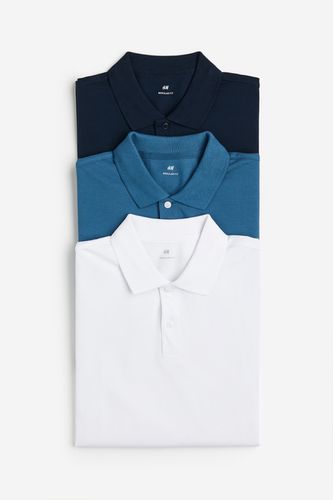 Er-Pack Shirts Regular Fit Weiß/Marineblau, Poloshirts in Größe XS. Farbe: - H&M - Modalova
