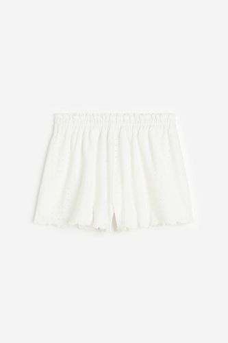 Shorts mit Paperbag-Bund Weiß in Größe 140. Farbe: - H&M - Modalova