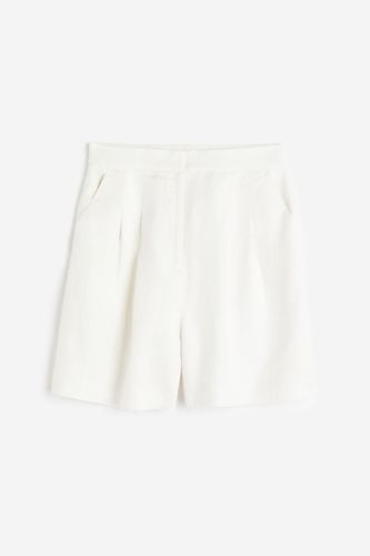 Shorts aus Leinenmix Weiß in Größe 50. Farbe: - H&M - Modalova