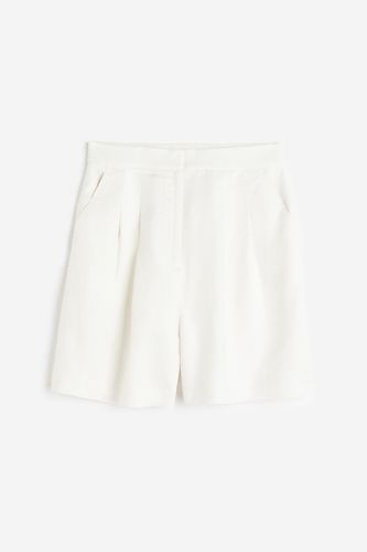 Shorts aus Leinenmix Weiß in Größe 50. Farbe: - H&M - Modalova