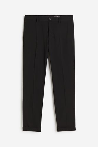 Cropped in Anzughose Slim Fit Schwarz, Anzughosen Größe W 31. Farbe: - H&M - Modalova