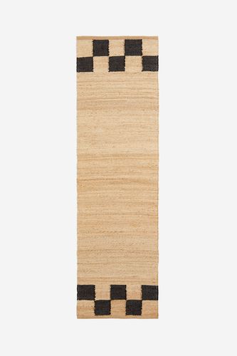 Juteteppich Beige/Kariert, Teppiche in Größe 70x250 cm. Farbe: - H&m Home - Modalova
