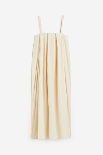 Plissiertes Kleid Cremefarben, Alltagskleider in Größe XS. Farbe: - H&M - Modalova