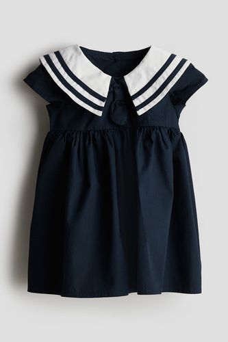 Matrosenkleid aus Baumwolle Marineblau, Kleider in Größe 86. Farbe: - H&M - Modalova