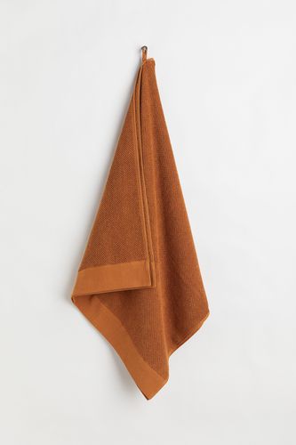 Badetuch aus Baumwollfrottee Cognacbraun, Handtücher in Größe 70x140 cm. Farbe: - H&m Home - Modalova