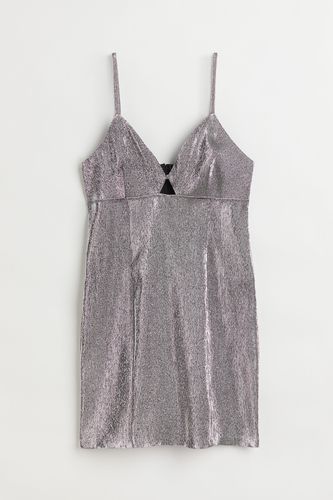 Minikleid mit Cut-out Silberfarben, Party kleider in Größe XL. Farbe: - H&M - Modalova