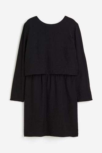 MAMA Stillkleid mit tiefem Rückenausschnitt Schwarz, Kleider in Größe M. Farbe: - H&M - Modalova