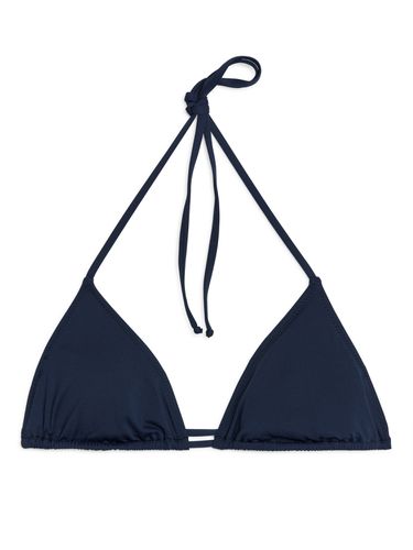 Triangel-Bikinioberteil Dunkelblau, Bikini-Oberteil in Größe 42. Farbe: - Arket - Modalova