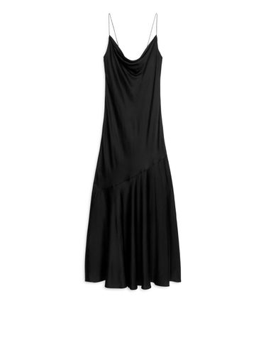 Maxikleid aus Satin Schwarz, Alltagskleider in Größe 38. Farbe: - Arket - Modalova