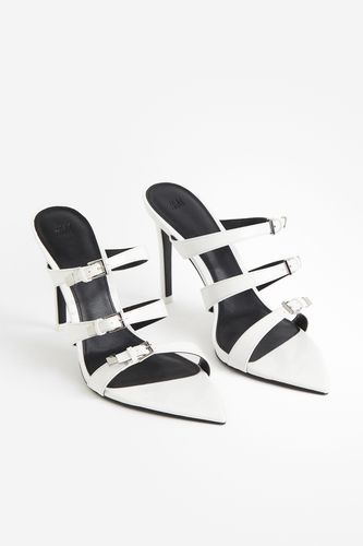 Spitze Sandaletten mit Absatz Weiß, Heels in Größe 41. Farbe: - H&M - Modalova