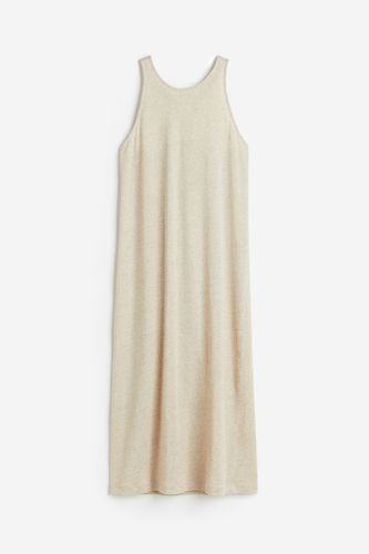 Kleid aus Leinenmix Hellbeigemeliert, Alltagskleider in Größe XL. Farbe: - H&M - Modalova