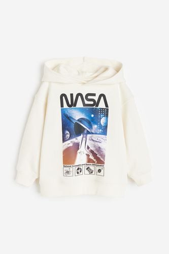 Hoodie mit Print Weiß/NASA, Hoodies in Größe 92. Farbe: - H&M - Modalova