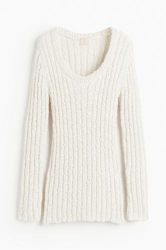 Pullover in Rippstrick Weiß Größe L. Farbe: - H&M - Modalova