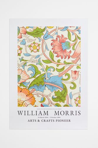 Poster Hellbeige/William Morris in Größe 50x70 cm. Farbe: - H&m Home - Modalova