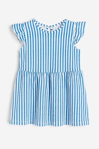 Jerseykleid mit Volants Blau/Gestreift, Kleider in Größe 68. Farbe: - H&M - Modalova