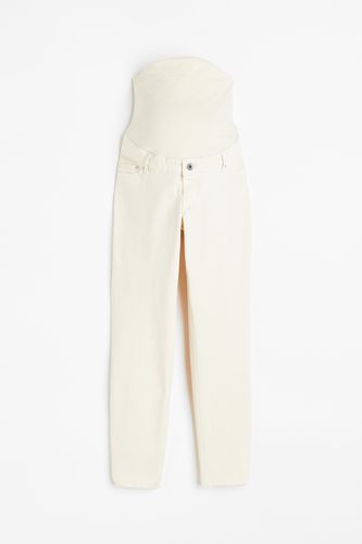 MAMA Slim Ankle Jeans Cremefarben, Unterwäsche in Größe XXL. Farbe: - H&M - Modalova