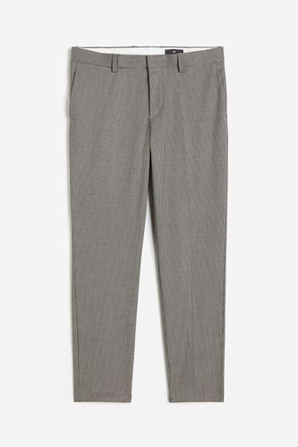 Anzughose Slim Fit Braun/Hahnentrittmuster, Anzughosen in Größe 44. Farbe: - H&M - Modalova
