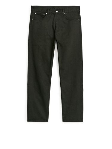 COAST Relaxed Hose aus Bedford-Gewebe Schwarz, Chinohosen in Größe 34/34. Farbe: - Arket - Modalova