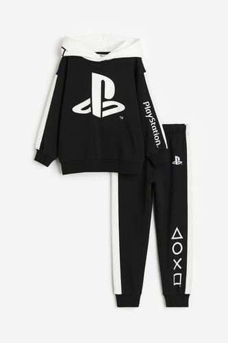 Teiliges Sweatshirt-Set mit Print Schwarz/PlayStation, Kleidung Sets in Größe 110. Farbe: - H&M - Modalova