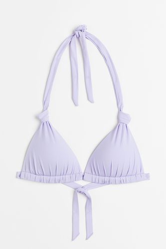 Push-up Triangel-Bikinitop Flieder, Bikini-Oberteil in Größe 40. Farbe: - H&M - Modalova